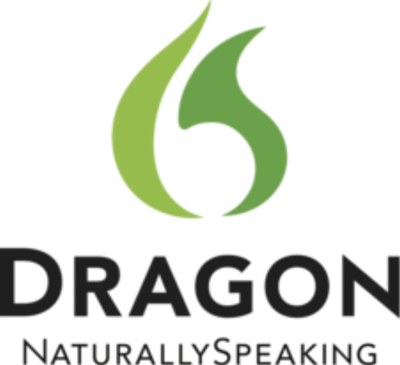 Dragon NaturallySpeaking logo — Nuance's discontinued Mac dictation product
